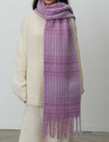 Tassel Plaid Scarf - DippedShop Wholesale - #3523