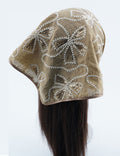 Vintage Embroidered SequinTriangle Headscarf MK2BK6W6HHS28