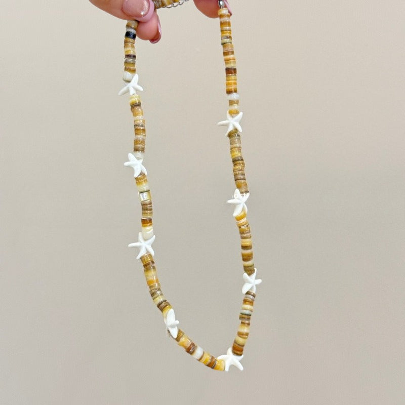 Vintage Starfish Beaded Necklace - DippedShop Wholesale - #1155