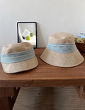 Trendy Bow Knot Color Block Bucket Hat 8BK6HAT179L
