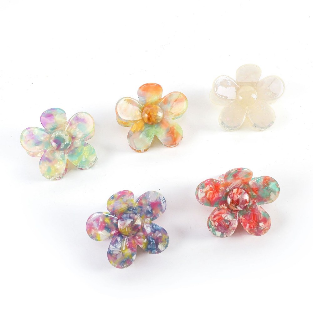 Elegant Floral Accessory Acetate Hair Claw DP25B943