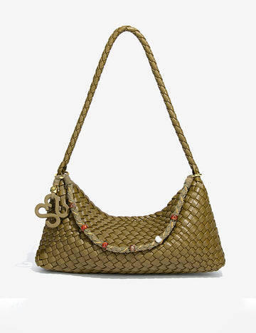 Trendy Woven Underarm Bag - DippedShop Wholesale - #7971