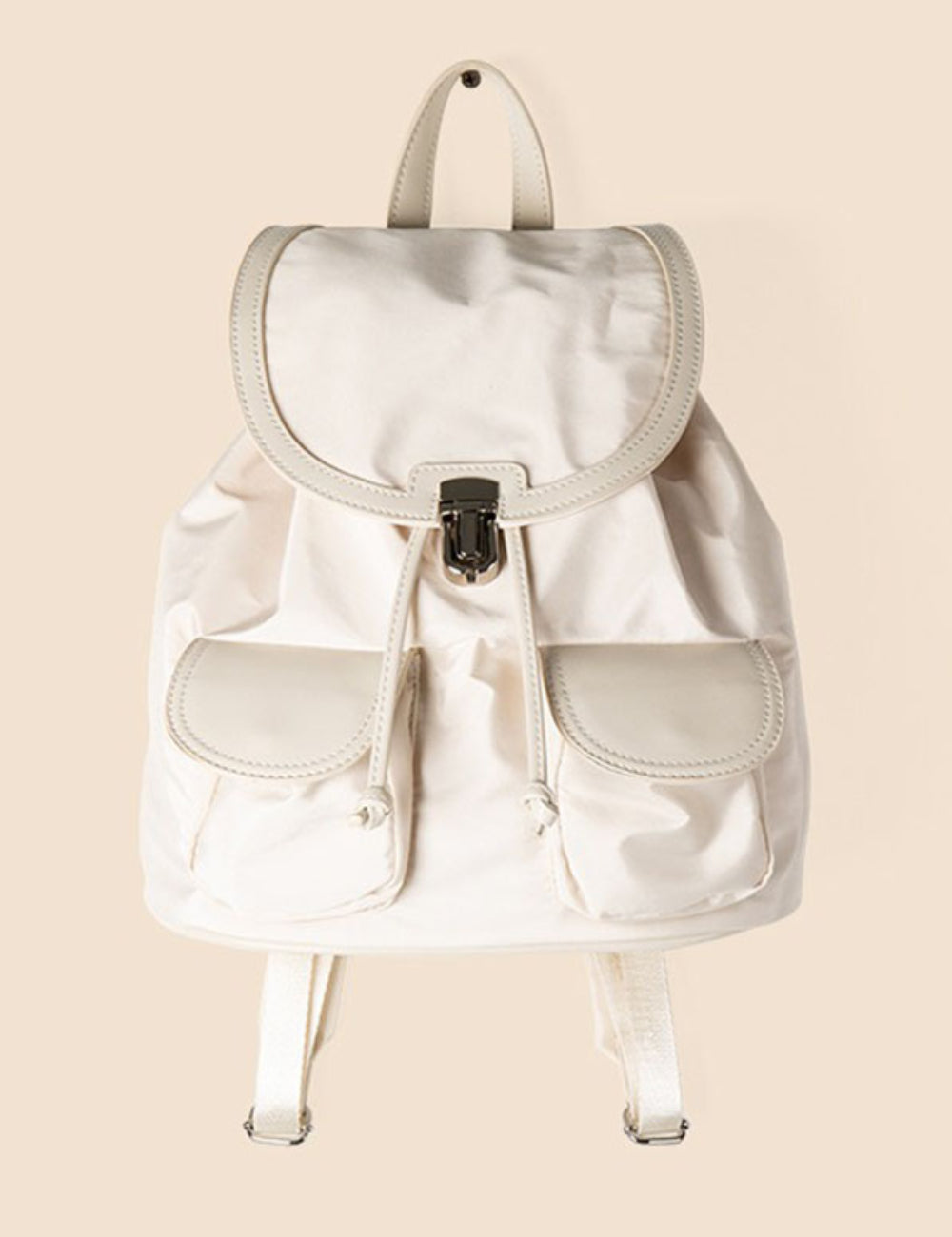 Trendy Drawstring Multiple Pockets Portable Backpack DP25E925