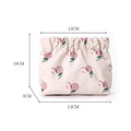Cute Peach Print Portable Mini Makeup Bag MK2BW6S10BOB122