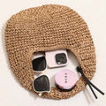 Straw Woven Crescent Handbag - DippedShop Wholesale - #1251