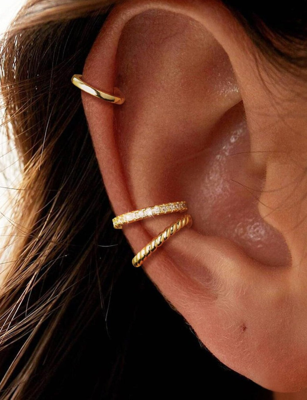 Stylish Twist C-Shape Clip Ear - DippedShop Wholesale - #4739