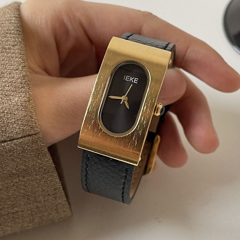 Vintge Geometric Dail Wrist Watch DP25E445