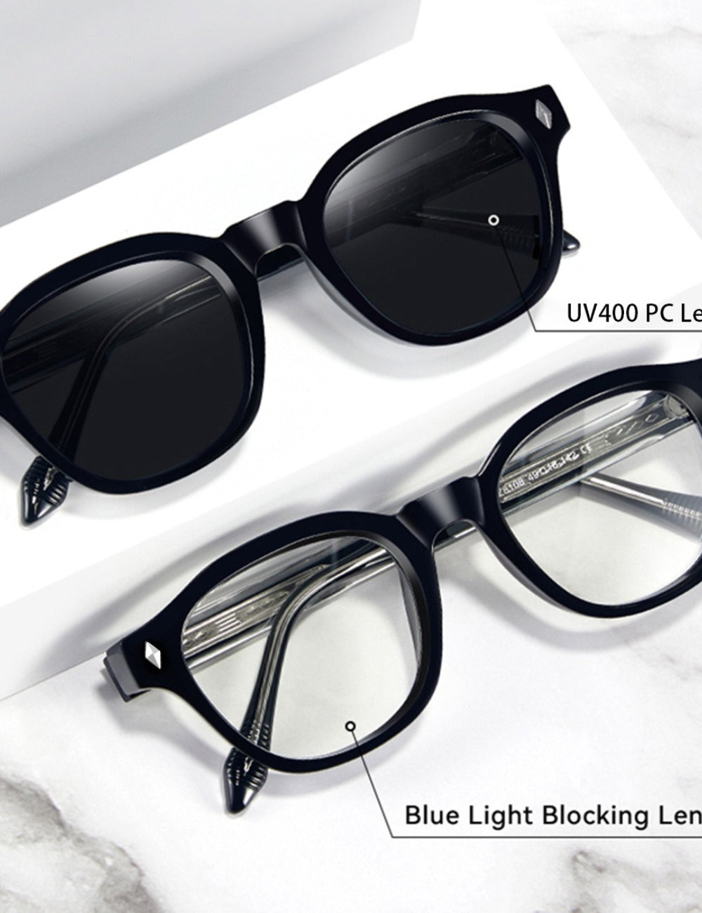 Retro Square Geometric Sunglasses - DippedShop Wholesale - #4243