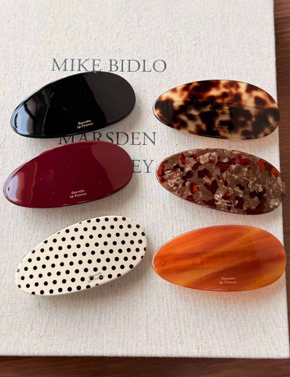 Vintage Marble Hair Barrette - DippedShop Wholesale - #4355
