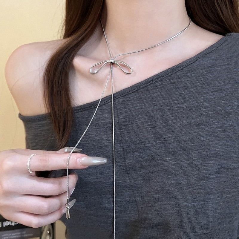 Minimalist Double Layer Starfish Necklace - DippedShop Wholesale - #9555