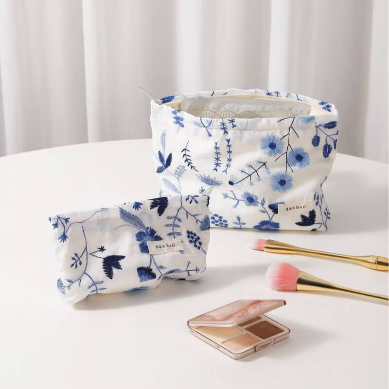 Minimalist Portable Floral Print Makeup Bag DP25C590