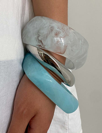 Minimalist Resin Bangle - DippedShop Wholesale - #4723