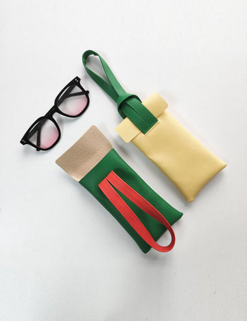 Color Block Sunglasses Case - DippedShop Wholesale - #2147
