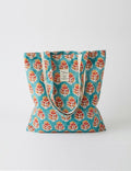 Flower Color Block Tote Bag - DippedShop Wholesale - #3475