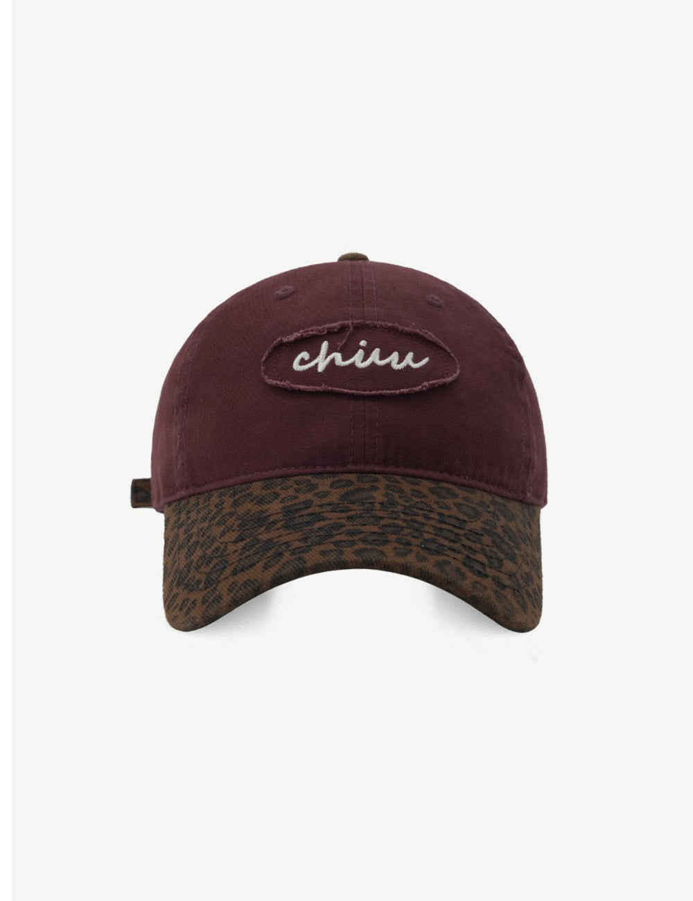 Leopard Splicing Letter Embroidered Baseball Caps DP25D653