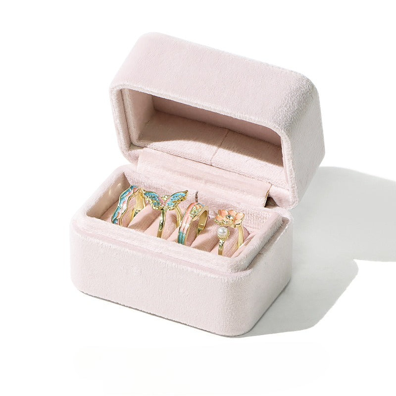 Stylish Solid Color Portable Jewelry Case 8CW6BOB291L