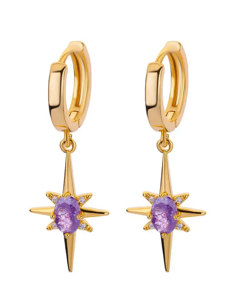 Gold Plated Star Stud Earrings - DippedShop Wholesale - #1891