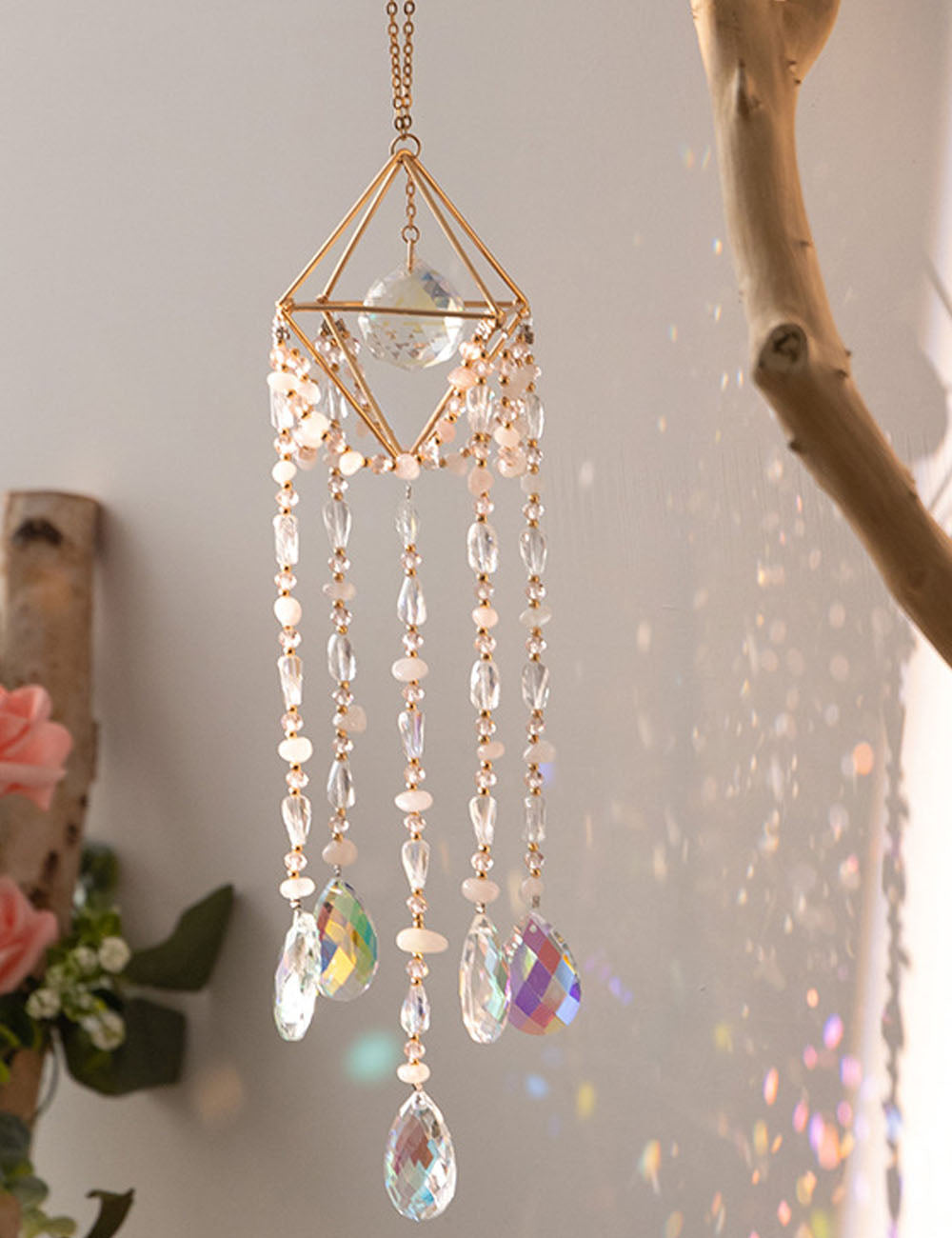 Crystal Beaded Suncatcher - DippedShop Wholesale - #9795