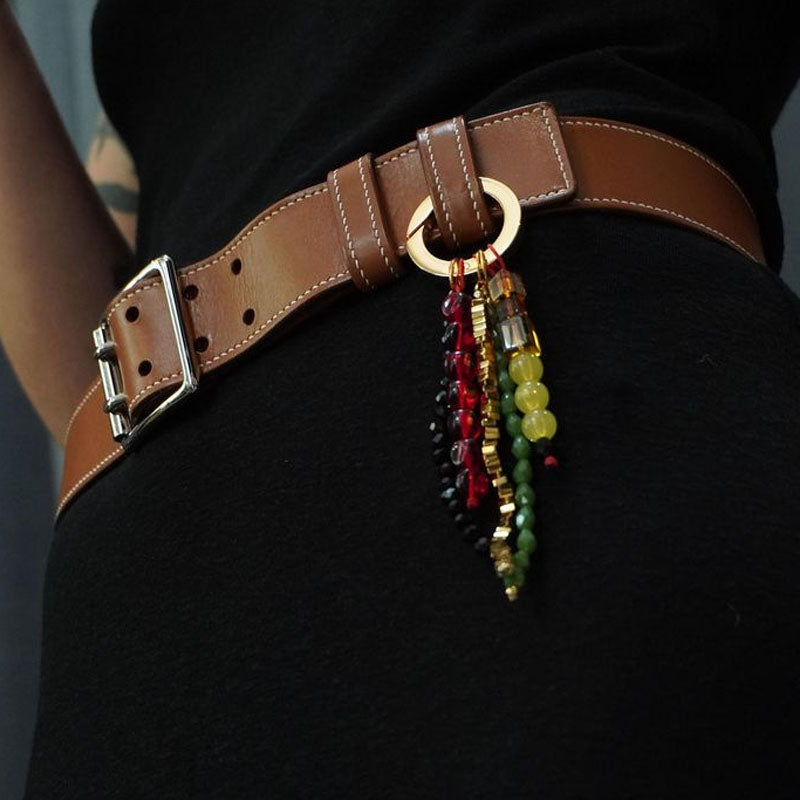 Crystal Beaded Tassel Charm - DippedShop Wholesale - #0915