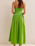 Solid Strapless Maxi Dress - DippedShop Wholesale - #6131