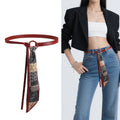 Punk Leather Paisley Belt - DippedShop Wholesale - #9539