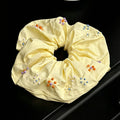 Flower Beaded Hair Scrunchie - DippedShop Wholesale - #2515