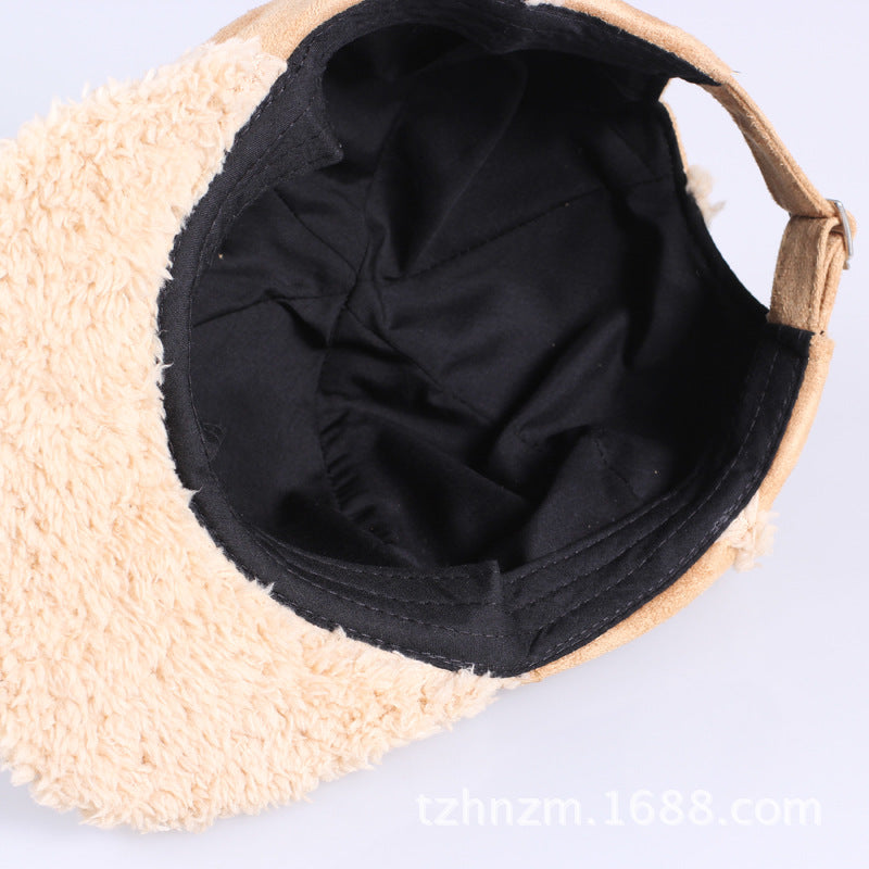Sherpa Fleece Baseball Cap - DippedShop Wholesale - #2371
