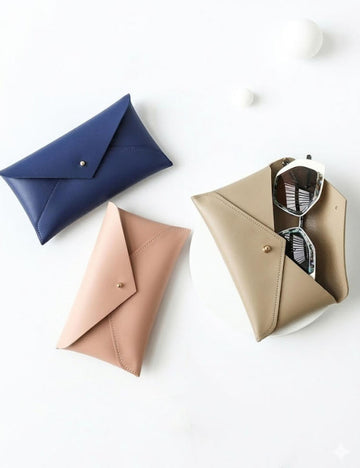 Minimalist PU Sunglasses Case - DippedShop Wholesale - #2899