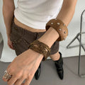 Retro Irregular Hollow Out Bea - DippedShop Wholesale - #5635