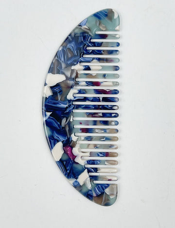 Acrylic Half-Moon Portable Hair Combs DP25E686