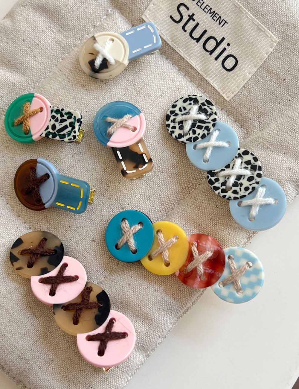 Colored Acetate Hair Clip - DippedShop Wholesale - #2979
