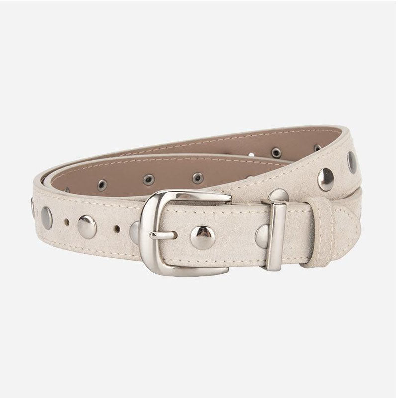Punk Style Studded Pink Buckle Leather Belt MK2LEEP6W6JBT35