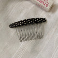Acetate Polka Dot Fringe Comb - DippedShop Wholesale - #2707