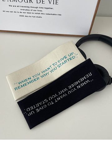 Casual Letter Print Headband - DippedShop Wholesale - #3939