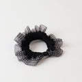 Vintage Mesh Leopard Splice Elastic Hair Tie MK2BLW6W6HHT28