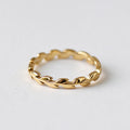 Gold Plated Stackable Ring - DippedShop Wholesale - #5251