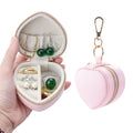 Sweet Heart Portable Mini Jewelry Case with Keychain 6H13HSJ149