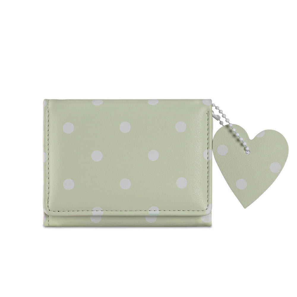 Trifold Heart Charm Wallet - DippedShop Wholesale - #9779