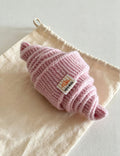 Solid Color Wool Knit Triangle Skinny Scarf 6W6NSW271