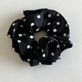 Vintage Polka Dot Satin Hair Scrunchies MK2BW6W6HSR43