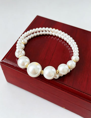 Vintage Freshwater Pearl Open Bracelet 6W6JBR697