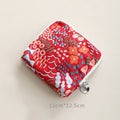 Vintage Floral Embroidery Square Coin - DippedShop Wholesale - #4643