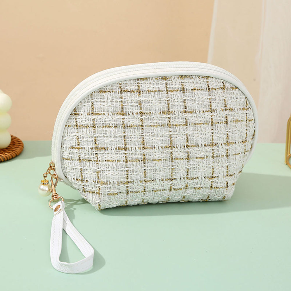 Tweed Cosmetic Bag - DippedShop Wholesale - #8067