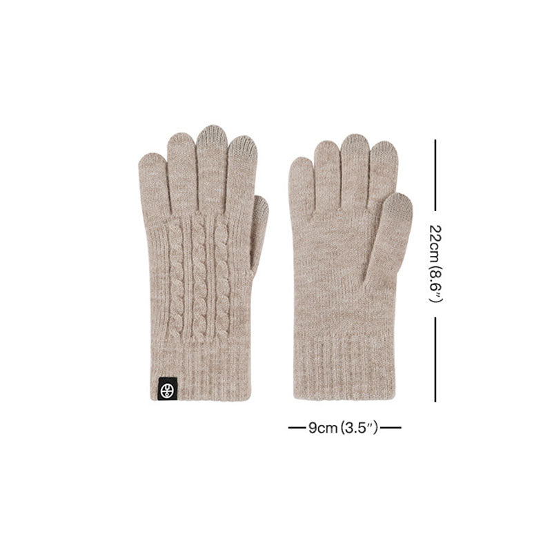 Cable Knit Gloves - DippedShop Wholesale - #1411
