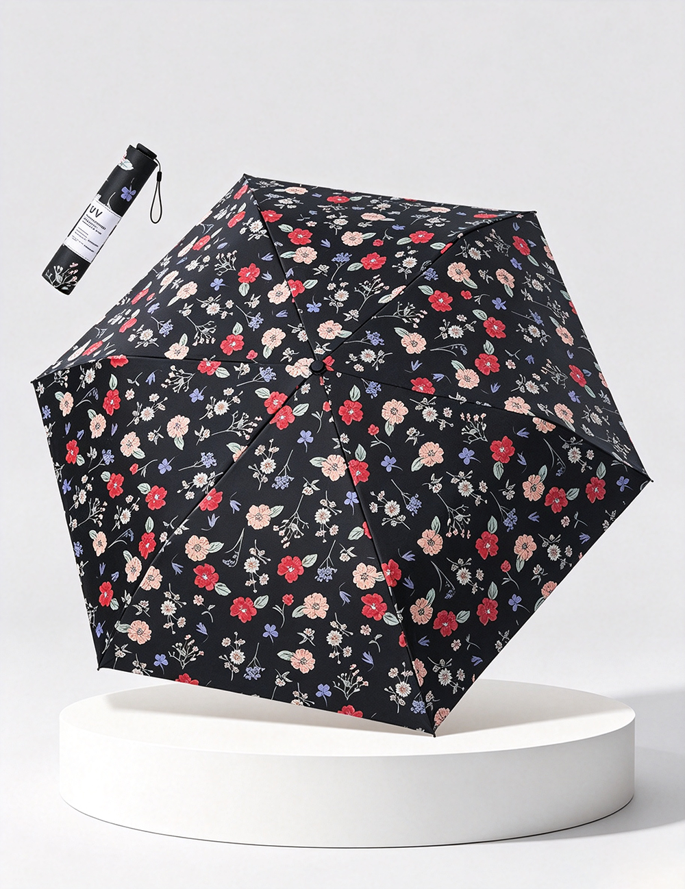 Tri Fold Ultra Light Floral Umbrella MK2MBFN6Z11UL01