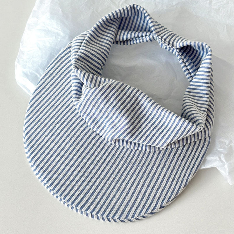 Stylish Striped Empty Wide Brim Sun Hat MK2COK6W6HAT375