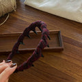 Vintage Leopard Print Fabric Comb Headband 6W6HBD289