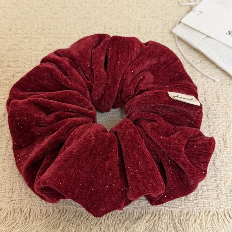 Simple Solid Color Elastic Hair Scrunchies 6W6HSR385