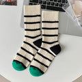 Striped Rib Knit Socks - DippedShop Wholesale - #2611