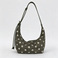 Trendy Crescent Polka Dot Commuter Tote Bag 6W10BBG2472